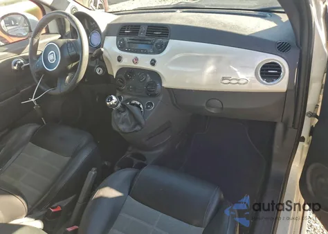 2012 Fiat 500 Sport z USA, uszkodzony, nr VIN 3C3CFFBR9CT119980